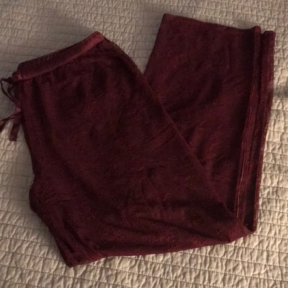 ⭐️ NWOT Victoria’s Secret Sheer Lace Pants Size L
